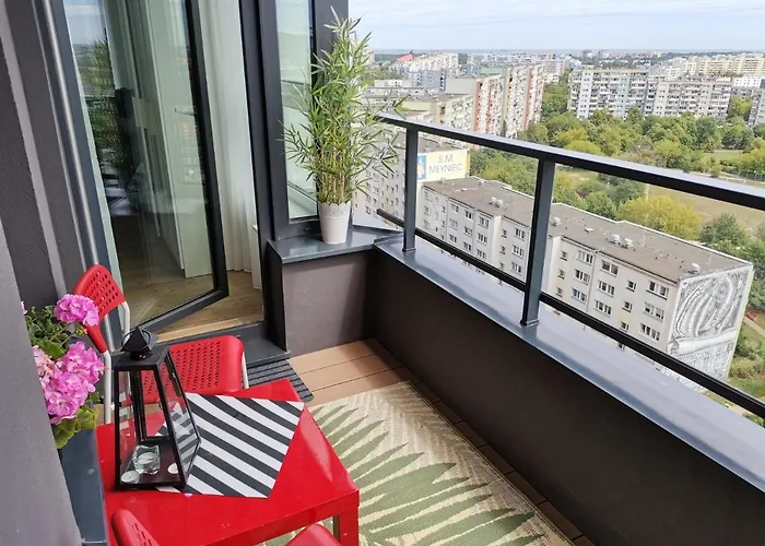 Lägenhet Mustsea With Free Underground Parking, Reception 24h Per 7d Gdańsk